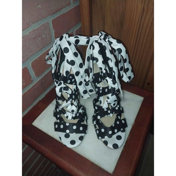 Gianni Bini Shoes - Gianni Bini polka dot pumps.  Size 8.5